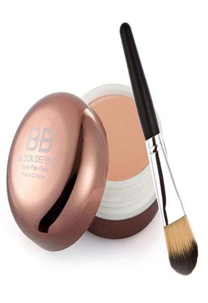 Cosmetic Cosmetic Blemish BB Cream Corceuse lisse hydratante couverture de visage de fond de teint Brosse de maquillage Ship8726443