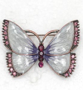 Broche en cristal en cristal en émail émailling broches de papillon de mode épingle de costume broche bijoux cadeau C8663832352