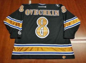 Hele aangepaste Alex Ovechkin Vintage Koho goedkope hockey jersey zwarte heren retro jerseys9387735