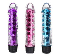 Hele dildo's vibrator seksspeeltjes multispeed super-dildo met weerhaken waterdichte g-spot vibrators veilige producten5051602