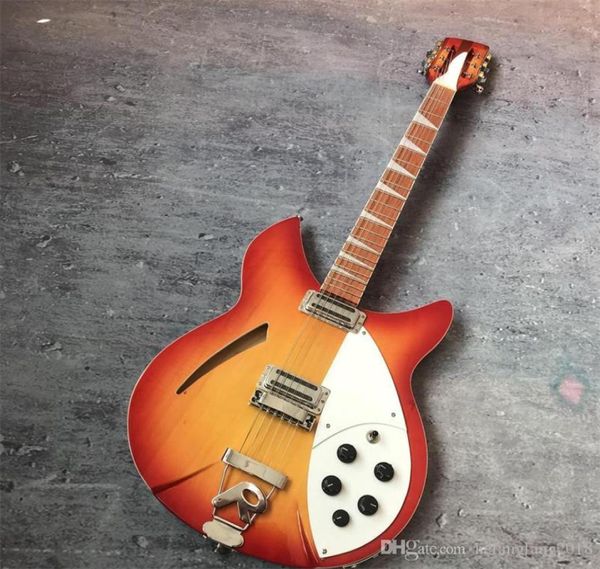 Guitarra eléctrica Rickenback de 12 cuerdas, 39 pulgadas, 360 grados, con dos salidas, diapasón de caoba y laca 3855843