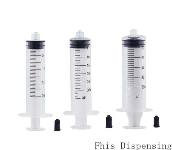 Jeringas de dispensación completa 20 ml 30 ml 50 ml de plástico 60 ml con tapa de punta5786518