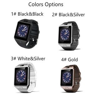 Wristban de montre Smart Watch entier DZ09 Watch Android Smart Sim Intelligent Mobile Sleep State Smart Watch Retail Package9462768