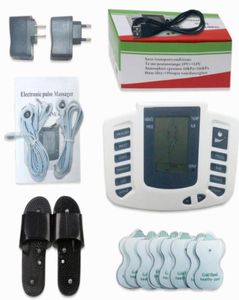 Stimulateur électrique entier Full Corps Relax Muscle Digital Massageur Pulse Tens Tens Acupuncture with Therapy Slipper 16 PCS Electro4890538