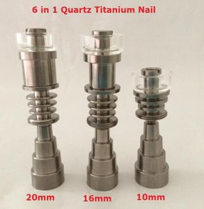 Hele enail kwarts ti titanium nagels domeloze graad2 10 mm 16 mm 20 mm voor e nagel elektrische pid tc daber box1793269