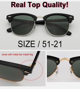 toute l'usine nouveau classique de qualité supérieure uv400 lunettes de soleil hommes femmes marque designer flash Club lunettes de soleil maître gafas 51mm taille 9362173