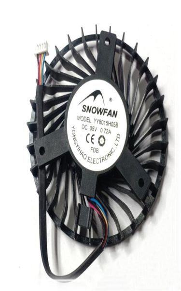 Ventilateur entier SNOWFAN YY8015H05B espacement équilatéral des trous 45MM 072A DC5V grand volume d'air ventilateur de refroidissement à 4 fils 2835646