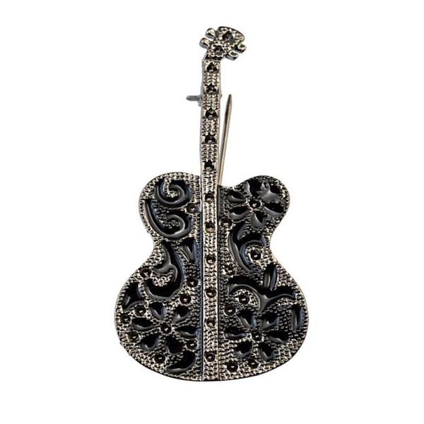 Broches de mode pour homme et guitare, Broches pour instruments de musique, Corsage, robe, accessoire cadeau, unisexe, 298y