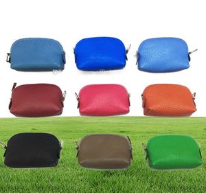 Purse à bourse entière entièrement portefeuille Soft Togo Real Cowskin Généhes en cuir Général Pouche féminine Femme Bag de poche courte 3596997