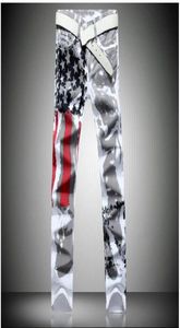 Des créateurs de hommes de mode entiers jeans jeans Robin jeans célèbre denim de marque avec des ailes drapeau américain 9689416