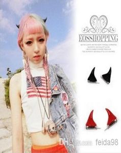 Hele mode punk Harajuku -stijl schattige duivel hoorns haarclip haarpinhair accessair8558663