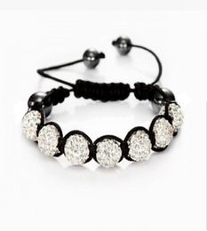 Fashion entière Shambhala Jewelry Nouveau mélange Couleurs S Promotion 10 mm Crystal Ab Clay Disco 9 Balls Shambala Bracelets5055279