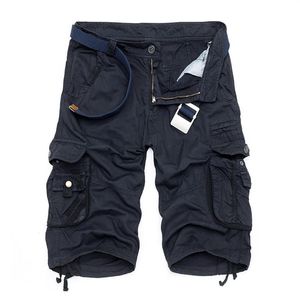 Hele Vijfde korte heren katoenen zomer nieuwe casual mode japon multi-pocket camouflage shorts 29-40 without271R