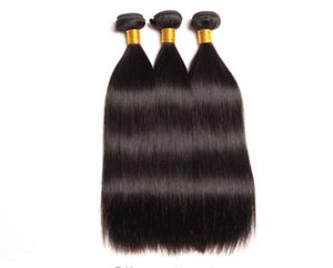 Extension de cheveux brésiliens vierges de qualité entière 10a, cheveux humains lisses, 100 non transformés, tissage de cheveux en lots de 3, 95295457969121