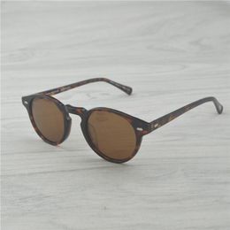 Whole-Gregory Peck Brand Designer hommes femmes lunettes de soleil oliver Vintage polarisé sung186 rétro lunettes de soleil oculos de sol OV 518234p