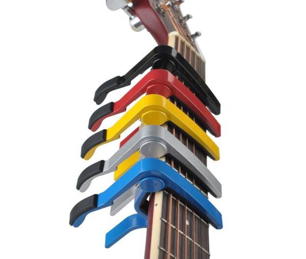 Capodastres de guitare entière, accessoires de guitare acoustique à changement rapide, capodastre à gâchette multicolore 1805237