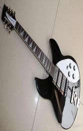 Guitare entière nouveauté Rickenbacke 330 guitare électrique 12 cordes acajou Bodyneck 3 micros en noir 1202261373713