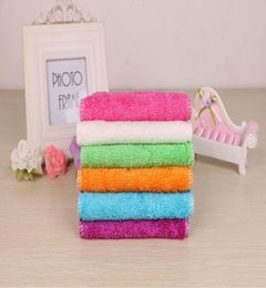Hele hoog efficiënte antigreasy kleurgerecht doekdoekbamboe vezel wassen afwas handdoek handdoekte keuken reiniging doek vodden ty2591408