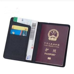 Couverture de passeport entièrement élevé portefeuille Femme Carte de crédit Homme Men de commerce Carte de visite Portefeuille Porte Porte Carte Car281G