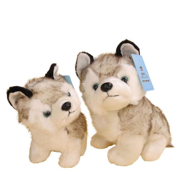 juguete de peluche completo de husky juguete súper lindo perro pequeño gris husky juguetes rellenos 18 cm 7quot pulg2716000