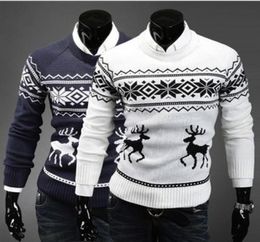 Article entier nouvellement mode Men039 Pullover Little Fawn Sweater Men Slim Ugly Christmas Prillets OUTERSEAR7055366