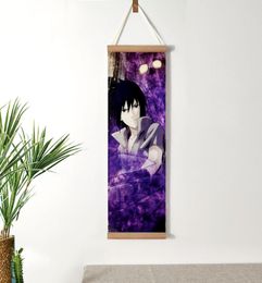 Affiche d'anime japonais entier Kakashi Itachi Sasuke Sakura, peintures à défilement suspendues, affiches d'art murales, images de décoration pour la maison, Liv7549061