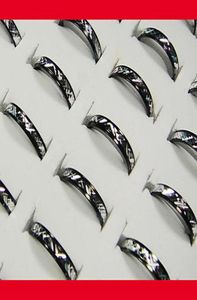 Hele sieraden ring veel mooie mode vrouwen mannen zwart wit aluminium Ringen Nieuwe LR090 9132596