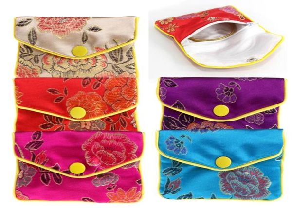 Sacs de rangement de bijoux entiers, pochette de Tradition chinoise en soie, sac à main cadeaux organisateur de bijoux 6167242