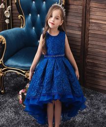 Enfants entiers filles robe élégante princesse enfants robes de fête robe de mariée robes d'enfant pour fille anniversaire robe Wear1360228