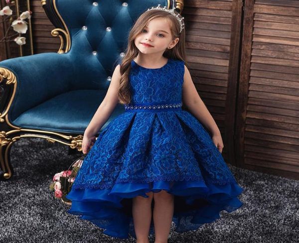 Enfants entiers filles robe élégante princesse enfants robes de fête robe de mariée robes d'enfant pour fille anniversaire robe Wear9448339