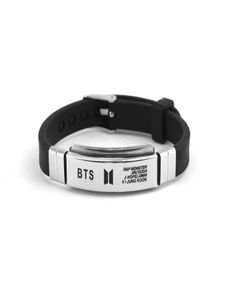 Bracelet des garçons entiers entiers BTS Bangtan Suga Jimin V Titane en acier en acier Bracelet Fashion Femmes Femmes Men Bijoux1315259