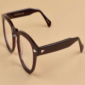 Lunettes johnny depp à lentilles entières lunettes de myopie rétro oculos de grau hommes et femmes lunettes de myopie frames274j