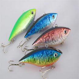 Lot entier 12 leurres de pêche VIB CranKbaits appâts à main hameçons Bass10g 6 8 cm 4 couleurs 191c