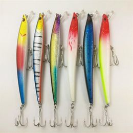 Hele Lot 12 Kunstaas Lokken Visaas Crankbait Visgerei Minnow Haken Bass 12g 11cm232K