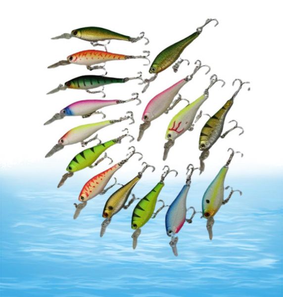 Lote completo de 30 señuelos de pesca, señuelo de rana, cebo de pesca, Crankbait, aparejos de pesca, anzuelos para insectos, lubina, 62g85cm5680036