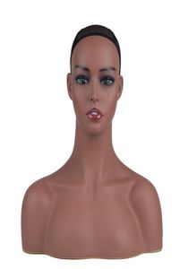 Mannequin PVC Mannequin Head Realist Mannequin Head Bust Wig Head Stand For Wigs Afficher la livraison de mer7726349