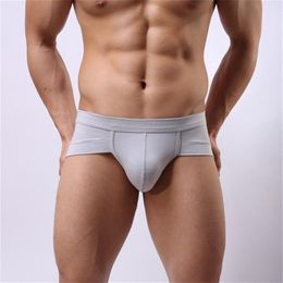 Sous-vêtements à poche bombée pour hommes, Boxer, caleçon, short, taille M, L, XL, XXL335b