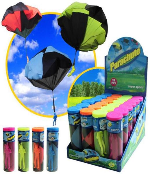 Mini juguete de paracaídas para niños, juguete de soldado en 4 colores, deportes al aire libre, diversión, desarrollo de inteligencia para niños, juguetes educativos 8461275