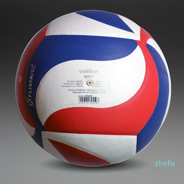 Ballon de volley-ball Whole-Molten Soft Touch V5M5000 Un match et un entraînement de qualité Volleyball Taille et poids officiels voleibol v231T