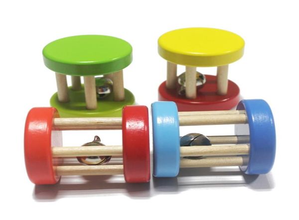 Hochet multicolore pour bébé, instrument de musique en bois pour bébé, jouet pour enfants, jouets éducatifs d'apprentissage précoce Orff 5900228