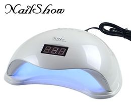 Hele nagelshow 48W UV LED -nageldrogerlamp met LCD Timer Bottom Makeup Sun5 Nageldroger Poolse machine voor het genezen van nail art T8641590