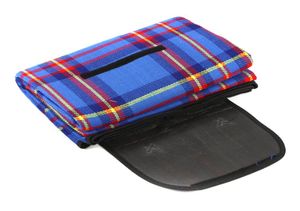 Hele Nieuwe 200x150cm Waterdicht Tapijt Deken Outdoor Strand Camping Picknick Mat Plaid Blauw9369619