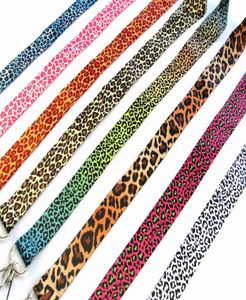 Tout nouveau 20 pièces populaire imprimé léopard conception animale lanière de téléphone portable porte-clés carte d'identité accrocher corde fronde sangle de cou Pend7791781