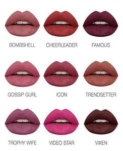 Hele nieuwe 9 kleuren schoonheid lip contour mat lip potlood lipliner schoonheid lip voering make -up comstic8097318