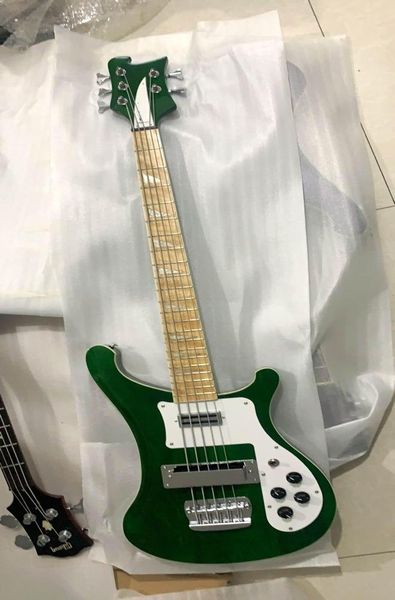 Toute nouvelle arrivée 5 étages 4003 Rickenbacke Electric Bass Guitar Top Quality in Metal Green 20 06011951464