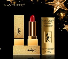 Toute nouvelle arrivée 6pcs de maquillage Maycheer Stars Lipstick morsure lèvres hydratantes de la peau humide colorée 2842022