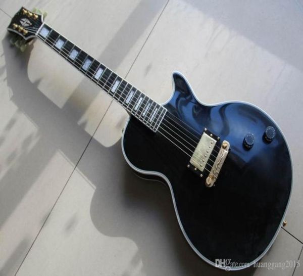 Gibsolpcustom – guitare électrique une pièce, Pickups en noir mat, nouvel arrivage, 1301012051506