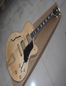 Hele nieuwe aankomst topkwaliteit G L5 L5 gitaar semi holle Burlywood elektrische gitaar in stock4054036