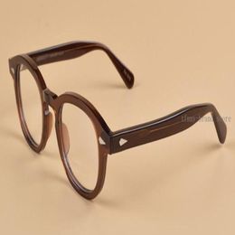 Tout nouveau design lemtosh lunettes de soleil montures de lunettes rondes de qualité supérieure monture flèche Rivet 1915 S M L taille 280n