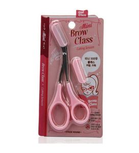 Ciseaux à sourcils de couleur rose pour femmes, avec peignes, outils de maquillage, 50 pièces, nouvelle vente, 7926479